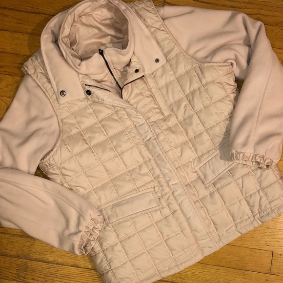 Norm Thompson Jackets & Blazers - BABY PINK COAT/VEST COMBO